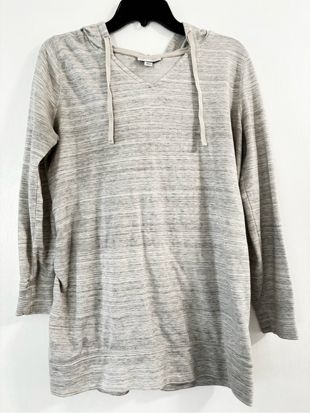 Liz Lange Light Heather Gray Maternity Hoodie size medium